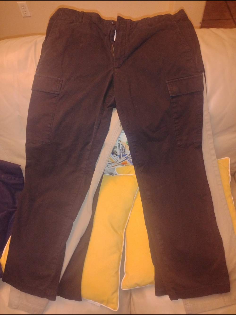 Calvin Klein Dark Blue Cargo Pants - Utility Pockets